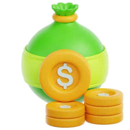 Income  3D Icon
