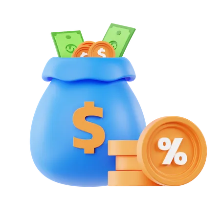 Income  3D Icon