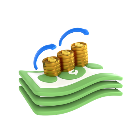 Income  3D Icon