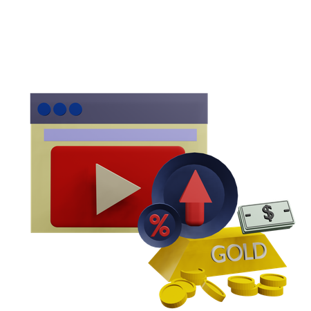 Income  3D Icon