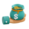 3d income logo