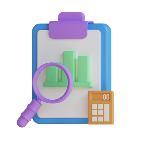 Income Analysis  3D Icon