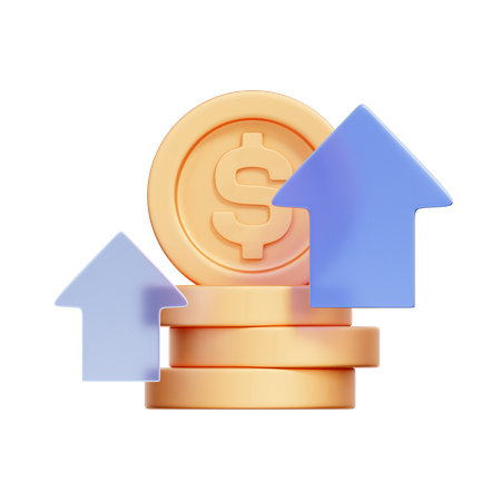 Income Growth  3D Icon