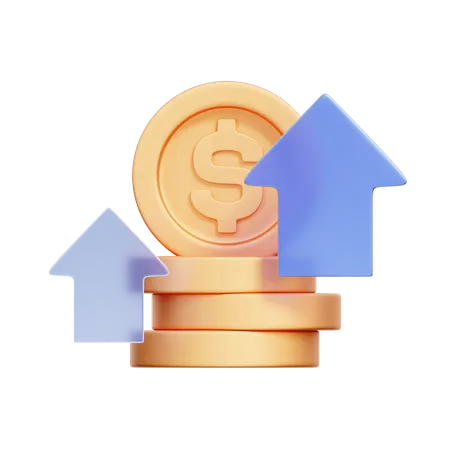 Income Growth  3D Icon