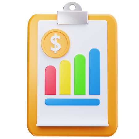 Income Statement  3D Icon