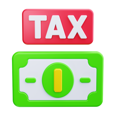 Income Tax  3D Icon