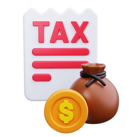 Income Tax  3D Icon