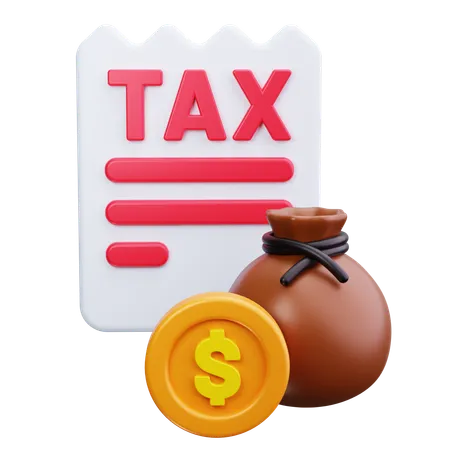 Income Tax  3D Icon