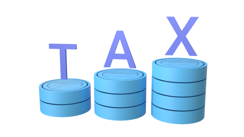 Income Tax  3D Icon