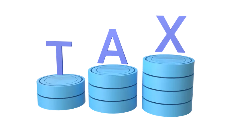 Income Tax  3D Icon