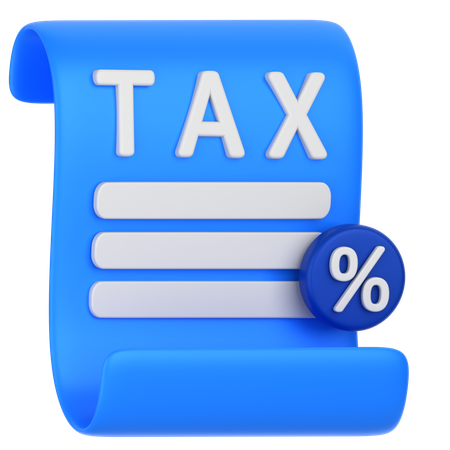 Income tax report  3D Icon