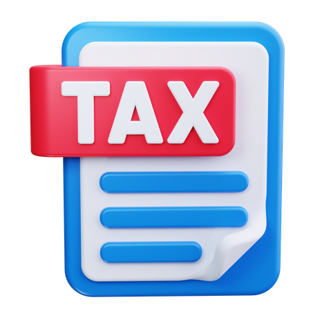 Income Tax Report  3D Icon