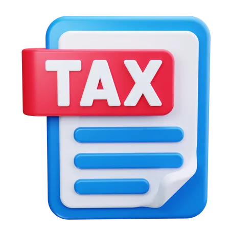 Income Tax Report  3D Icon