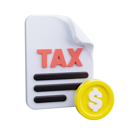 Income Tax Return  3D Icon