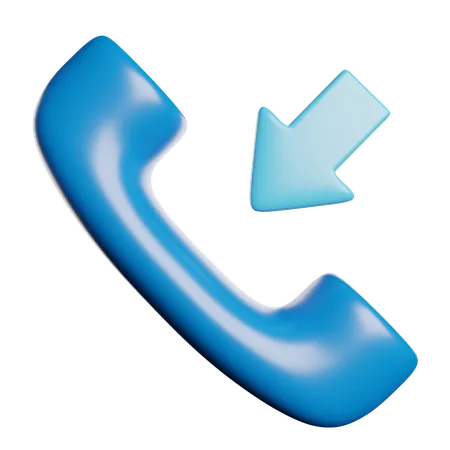 Incoming Call Telephone 3D Icon