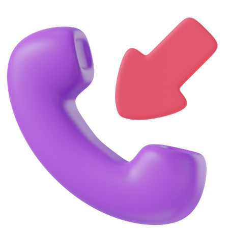 Incoming Call  3D Icon