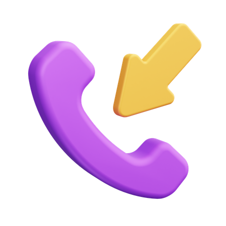 Incoming Call  3D Icon