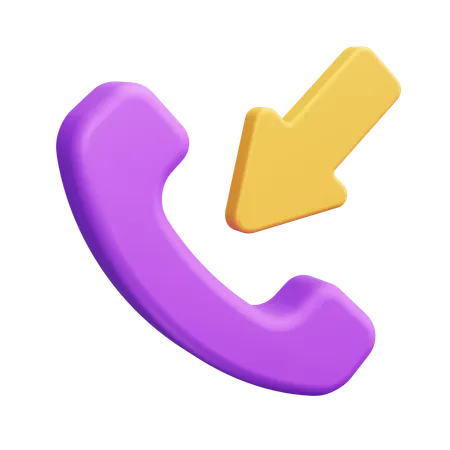 Incoming Call  3D Icon