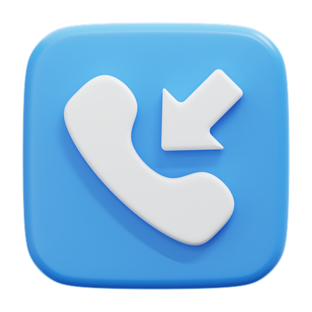 Incoming Call  3D Icon