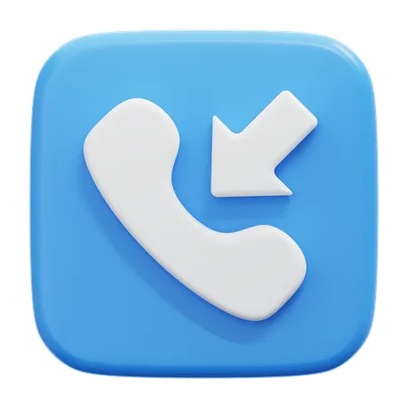 Incoming Call  3D Icon