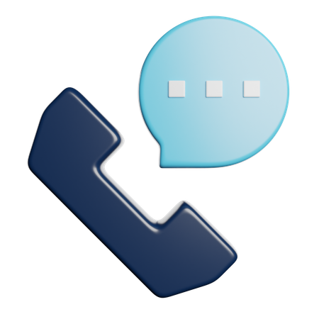 Incoming Call  3D Icon