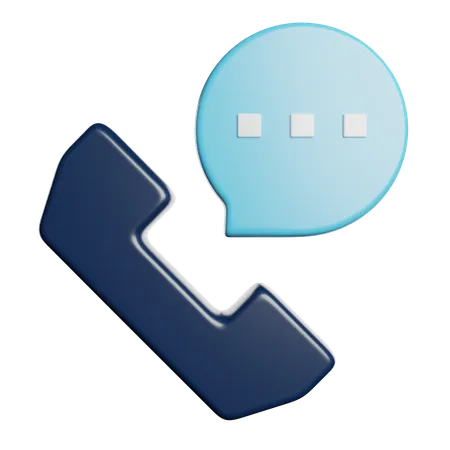 Incoming Call  3D Icon