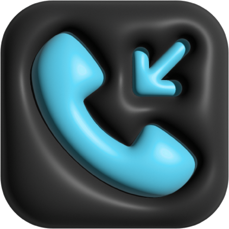 Incoming Call  3D Icon