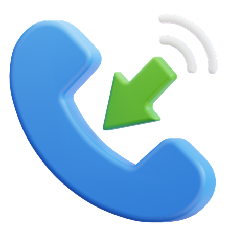 Incoming call  3D Icon