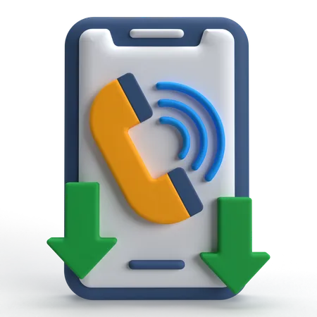 Incoming Call  3D Icon