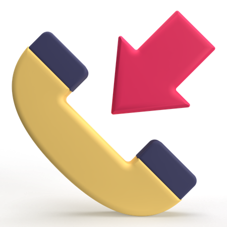 Incoming Call  3D Icon