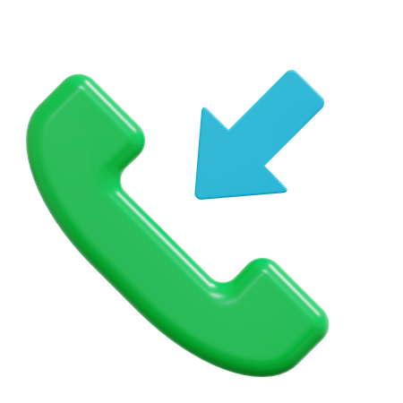 Incoming Call  3D Icon