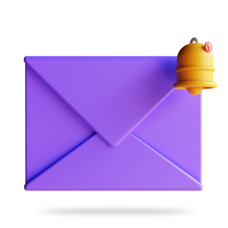 Incoming E Mail  3D Illustration