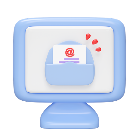 수신 이메일  3D Icon