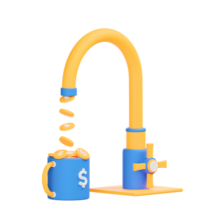 Incoming Finance  3D Icon