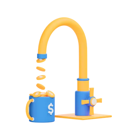 Incoming Finance  3D Icon
