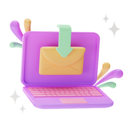 Incoming Mail  3D Icon