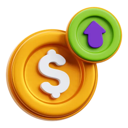 Increase Profit  3D Icon