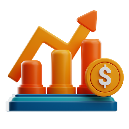 Increase Profit  3D Icon