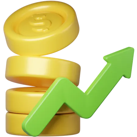 Increase Profit  3D Icon