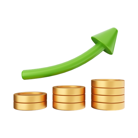 Increase Profit  3D Icon