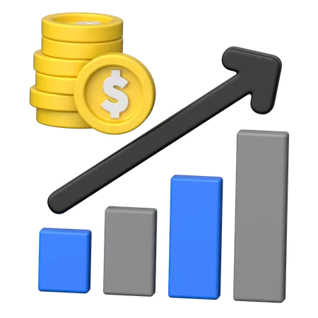 Increase Profitability  3D Icon