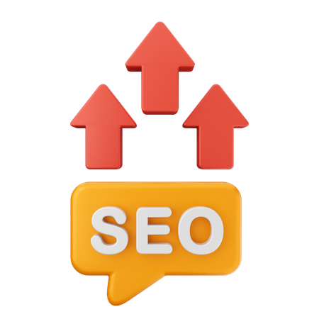 Increase Seo  3D Icon