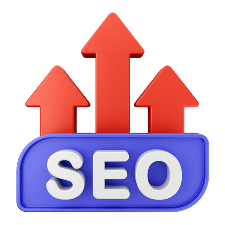 Increase Seo  3D Icon