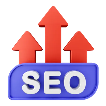 Increase Seo  3D Icon