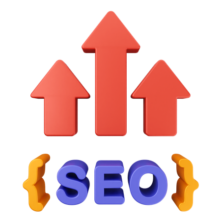 Increase Seo  3D Icon