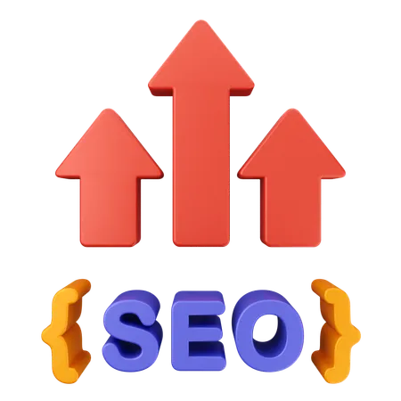 Increase Seo  3D Icon