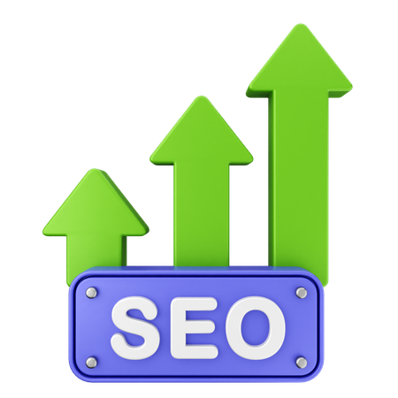 Increase Seo  3D Icon