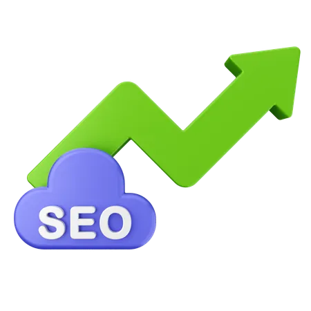 Increase Seo  3D Icon