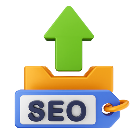 Increase Seo  3D Icon