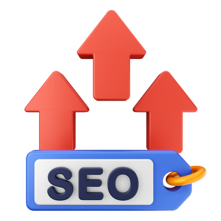 Increase Seo  3D Icon